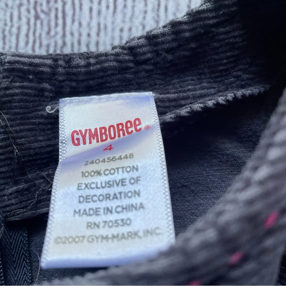 Gymboree Grey Jumper with Orange Turtleneck Size 4